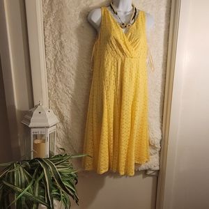 NWT Women Yellow dress